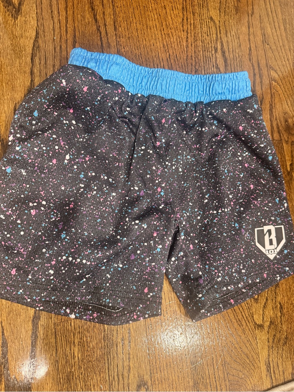 Baseball Lifestyle 101 Black Splatter Shorts